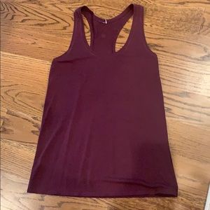 Maroon Lululemon tank